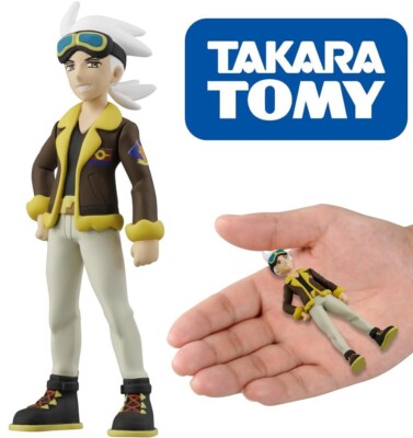 Pokemon Moncolle Trainer Professor Friede 3'' Mini Figure Tomy Monster Collection