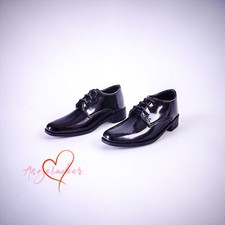 1/4MSD 1/3 Uncle BJD Doll PU Leather Classical Mirror Suit Shoes Patent Black