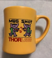 ThorLabs Coffee Mug Shot Ceramic Limited Edition Aztec Dogs Made in USA