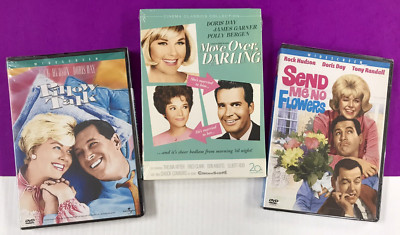 3x Doris Day NEW SEALED DVDs Pillow Talk/Send Me No Flowers/Move Over #1723