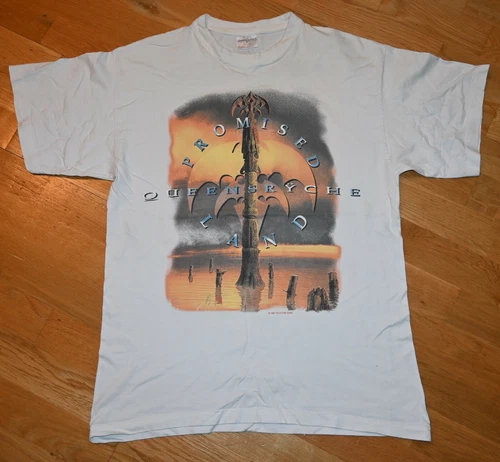 *1990's QUEENSRYCHE* vtg concert 94-95 Europe Tour tee t-shi 1990s vintage concert t-shirt, vintage, single stitch, B+ condition