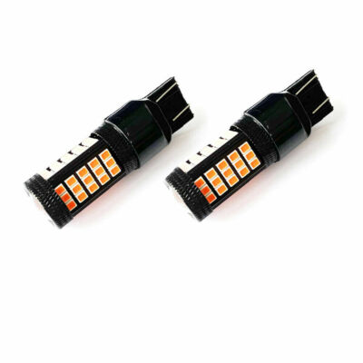 Red Strobe Flashing LED Brake Light Bulbs 7443 - 5 Flash Then Solid, Fits Honda Civic Accord, Super Bright 6 thumbnail image