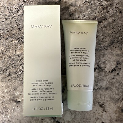New Mary Kay Mint Bliss 3 Oz. Energizing Lotion For Feet & Legs