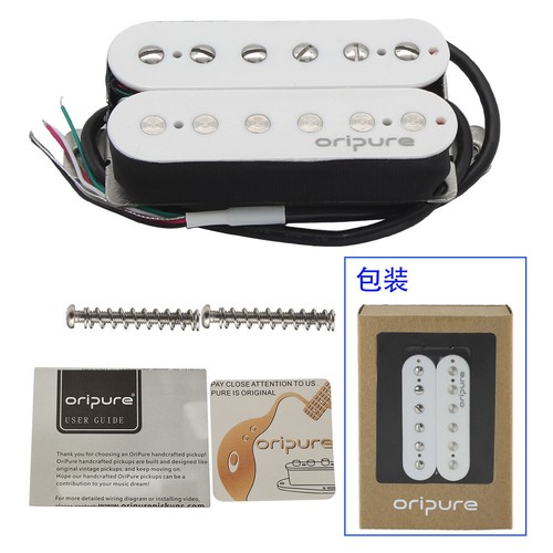 Pastilla para guitarra OriPure PHZ5 Alnico 5 Humbucker/puente/guitarra eléctrica ajuste N+B - Imagen 18 de 33