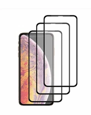4-Pack Full Coverage Tempered Glass Screen Protector For iPhone X XS Max XR 12