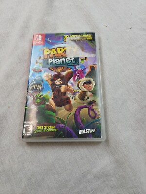 Party Planet Nintendo Switch Game Case Video Games Handheld