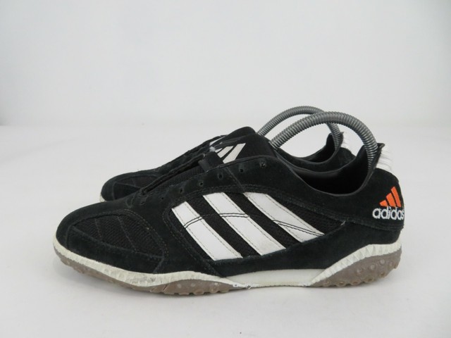 Vintage 1997 Adidas NOVA Black Leather Indoor Soccer Shoes Mens Size 8.5 | eBay