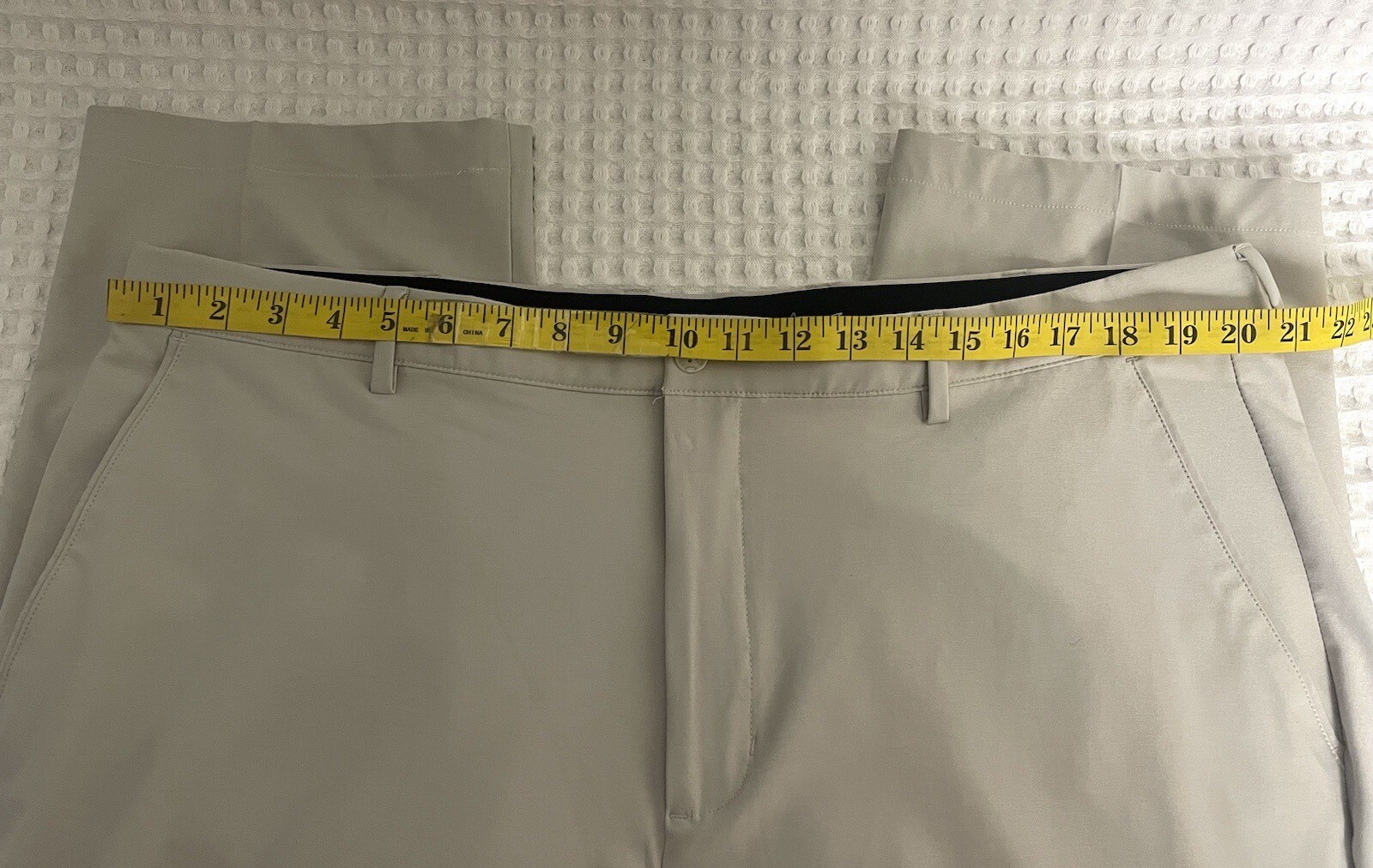 Greg Norman Mens Golf Dress Pants 40x34 Beige Casual Comfort Flat Front Stretch eBay