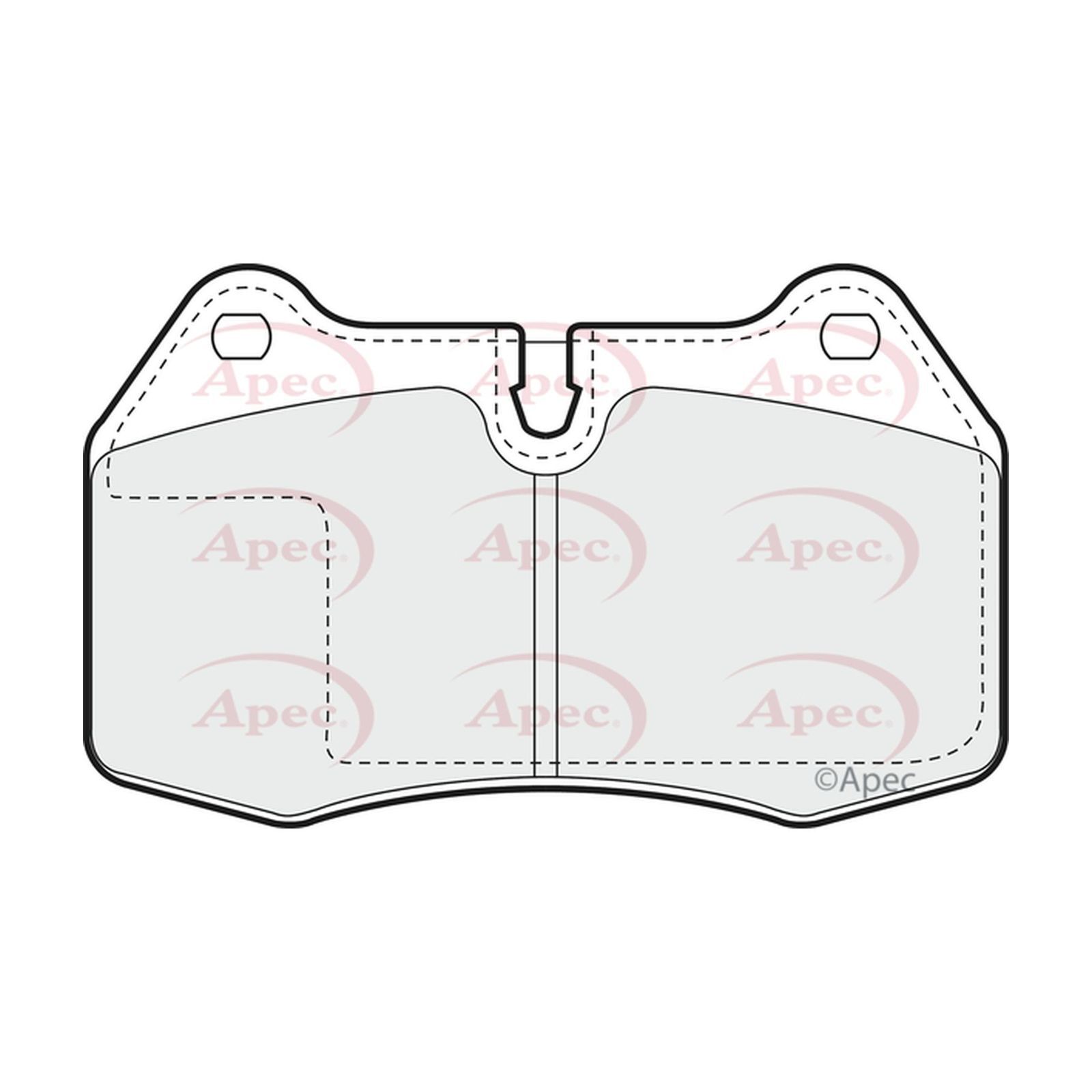 For Diablo VT Genuine Apec Brake Disc Pads Set eBay