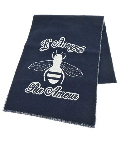 Foulard GUCCI bleu marine gris clair 2200357154021