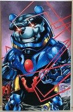ALL OUT POOH Fantastic Four Rod Reis Homage Marat & Forney Virgin Cover comic cover