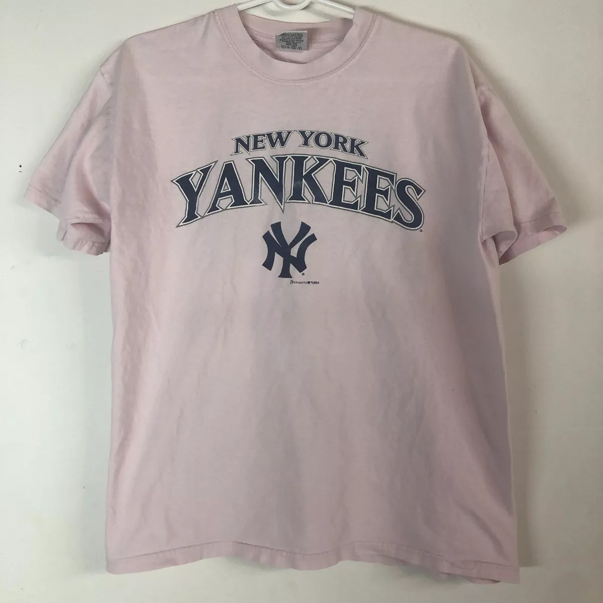 2004 Dynasty MLB New York Yankees Men's Pink Large t-Shirt