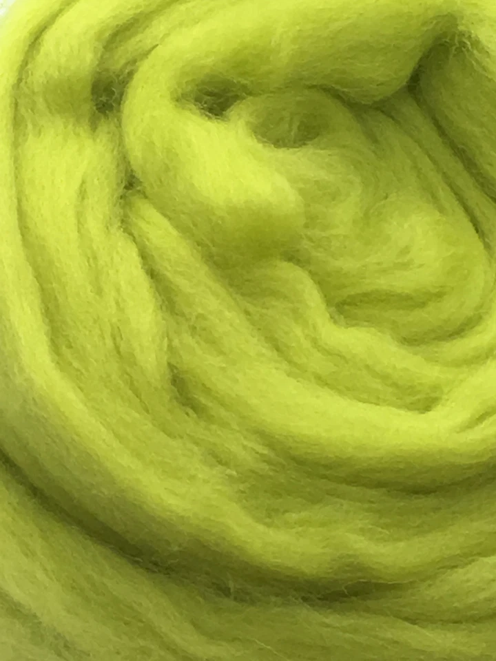 Celadon Green Merino Wool Top Roving -Spin Yarn Needle & Wet felt Crafts Weaving - Image 4 of 4