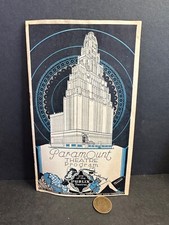 Paramount Theatre Program NYC October 15, 1927, Tell It To Sweeney