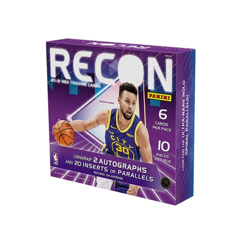 2020-21 Panini Recon Basketball Hobby Box FACTORY SEALED 2 AUTOS