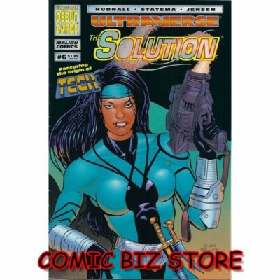 SOLUTION #6 (1994) 1ST PRINTING BAGGED & BOARDED MALIBU COMICS