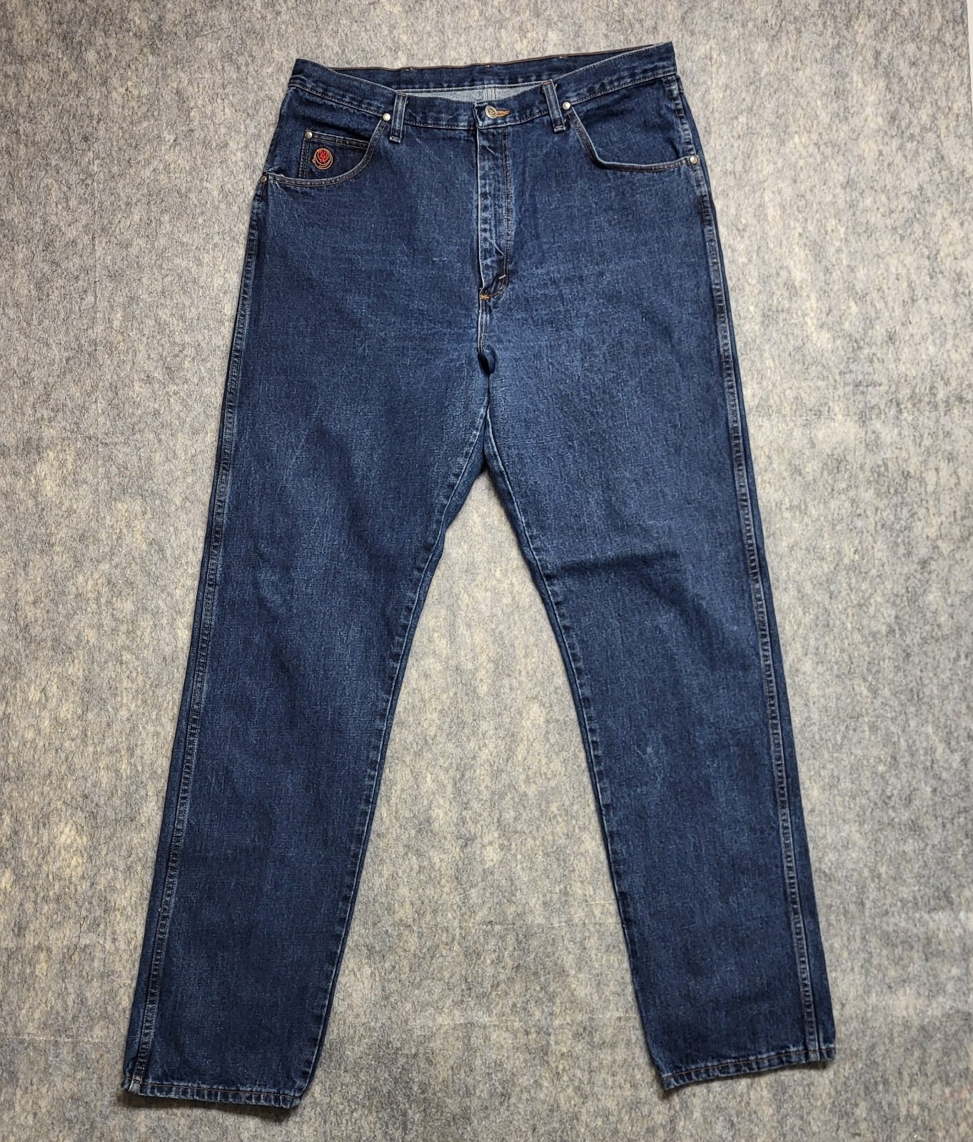's 38x35 Relaxed Fit 100% Cotton Denim Western Casual
