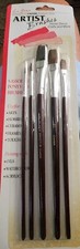 Linzer 5ct Assorted ARTIST BRUSH SET For All Paints Decor Craft Hobbies A555 NEW