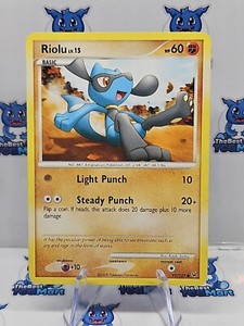 Riolu - 91/127 - LP Pokemon Platinum