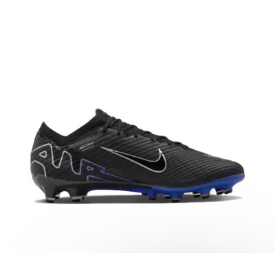 NIKE ZOOM MERCURIAL VAPOR 15 ELITE AG PRO BLACK-CHROME-ROYAL Szs