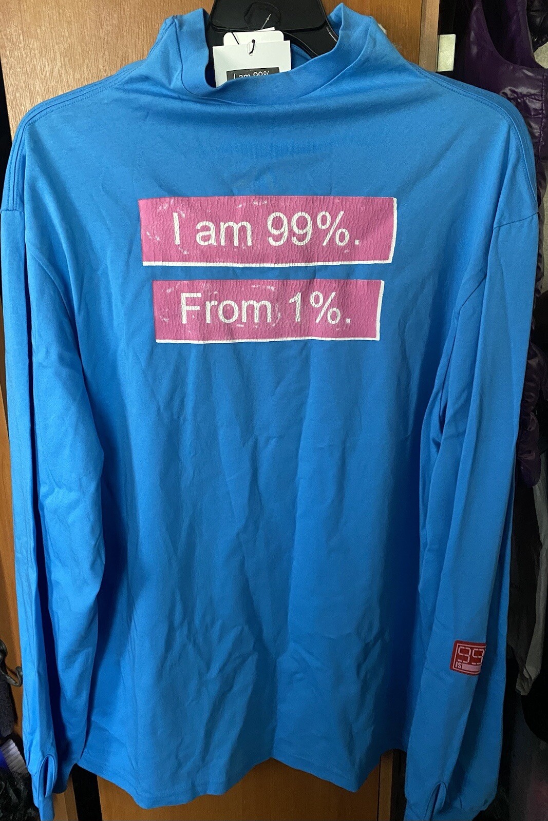 99percentIS ‘I am 99percent From 1percent’ Shirt - Rrp £240