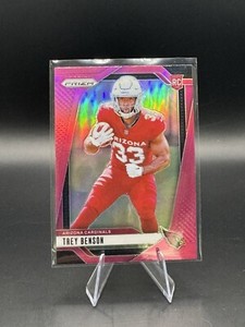 NFL 2024 Prizm Football Pink RC Trey Benson #392 Arizona Cardinals