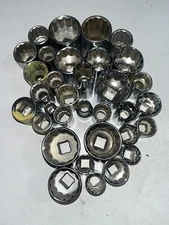 Mixed Cougar, Thorsen, Stanley, and more Driver Socket Wrenches Set of 33
