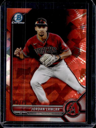 Jordan Lawlar 2022 Bowman Chrome Sapphire BCP-235 Orange /75
