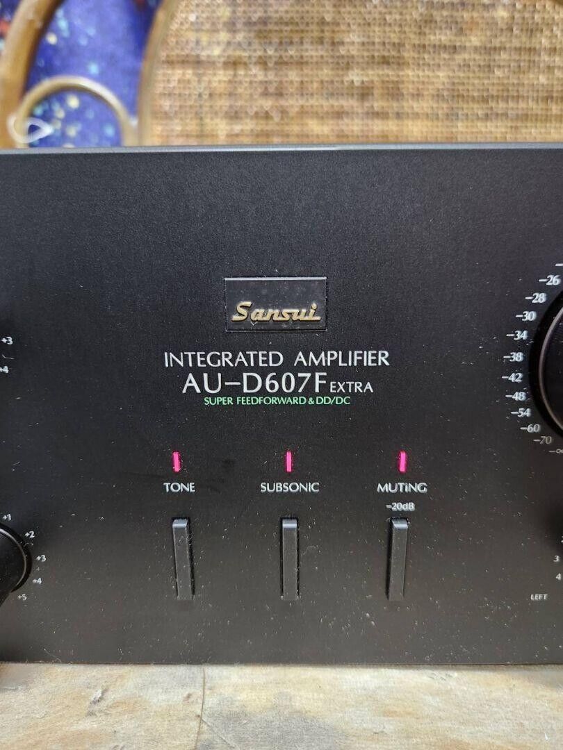 Sansui AU-D607F EXTRA Integrated DC Amplifier Operation Sansui AU-D607F EXTRA Integrated DC Amplifier Operation