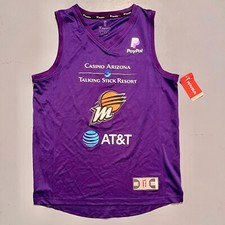 NWT WNBA Autographed Nancy Lieberman Phoenix Mercury Jersey- Size S