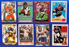 Texans 8 card lot w/ Deshaun Watson Shining Stars, Prizm Cracked Ice, and more