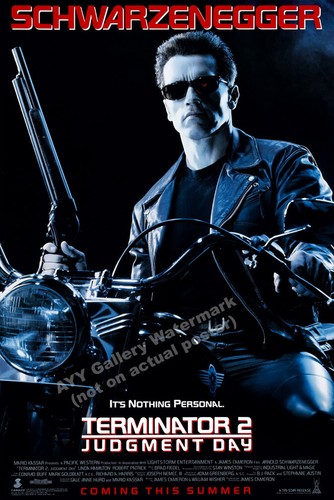 Terminator 2 Movie Poster - Size 24x36 inches - 第 1/1 張圖片