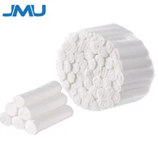 JMU Dental Cotton Rolls Mouth Nosebleed Plug Non-Sterile 1-1/2" x 3/8", 1" x3/8"
