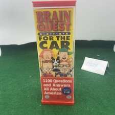Brain Quest EXTRA For The Car Deck One And Two Ages 7-12 All About America VTG.