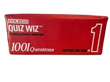 Vintage 1979 Coleco Quiz Wiz w/ 1 Booklet And Cover -Untested