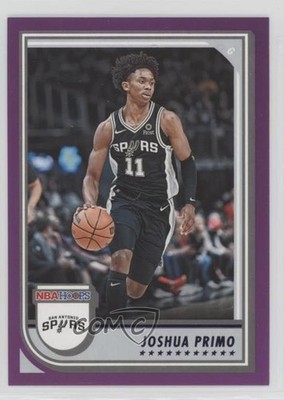 2022-23 Panini NBA Hoops Purple Joshua Primo #154 8d2
