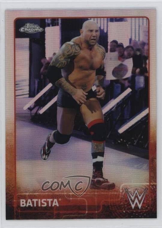 2015 Topps Chrome WWE Refractor Batista #5 0sm7