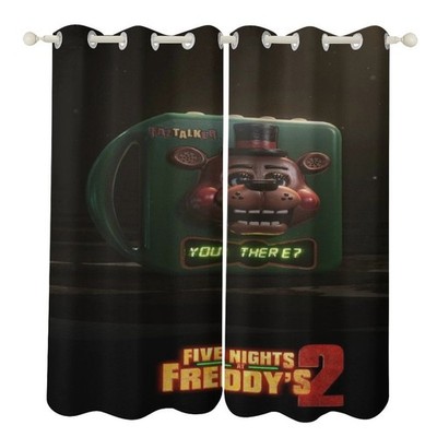 04-Five Nights at Freddy's Vorhänge Individuelle Maßanfertigung Dekovorhang Ösen