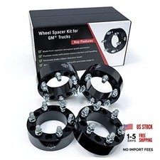 6x5.5 Wheel Spacers 2 Inch, Set of 4-6 Lug 50mm Wheel Centric Adapter 2 Inches
