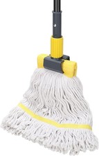 Commercial Mop Heavy Duty Industrial Mop with Long Handle,60" Looped-End String