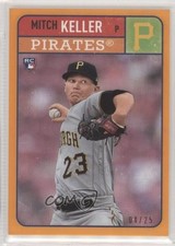 2019 Topps Brooklyn Collection Orange 4/25 Mitch Keller #18 ow1