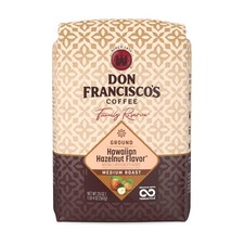 Bolsa de café molido de avellana tostado medio 100 arábica 20 oz para prensa francesa por goteo