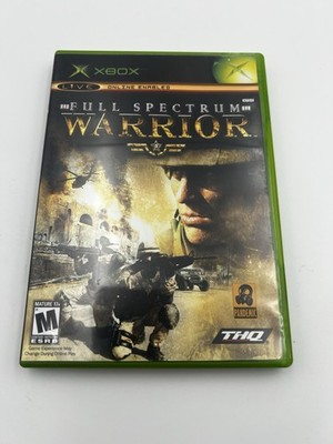 Full Spectrum Warrior (Microsoft Original Xbox, 2004) - Complete w/ Manual