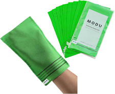 Korean Exfoliating Mitts Large 10PCS Green Exfoliating Gloves Body Scrubber