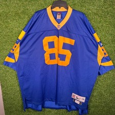 Reebok NFL Gridiron Classic Jack Youngblood LA Rams Jersey Blue Yellow 5XL