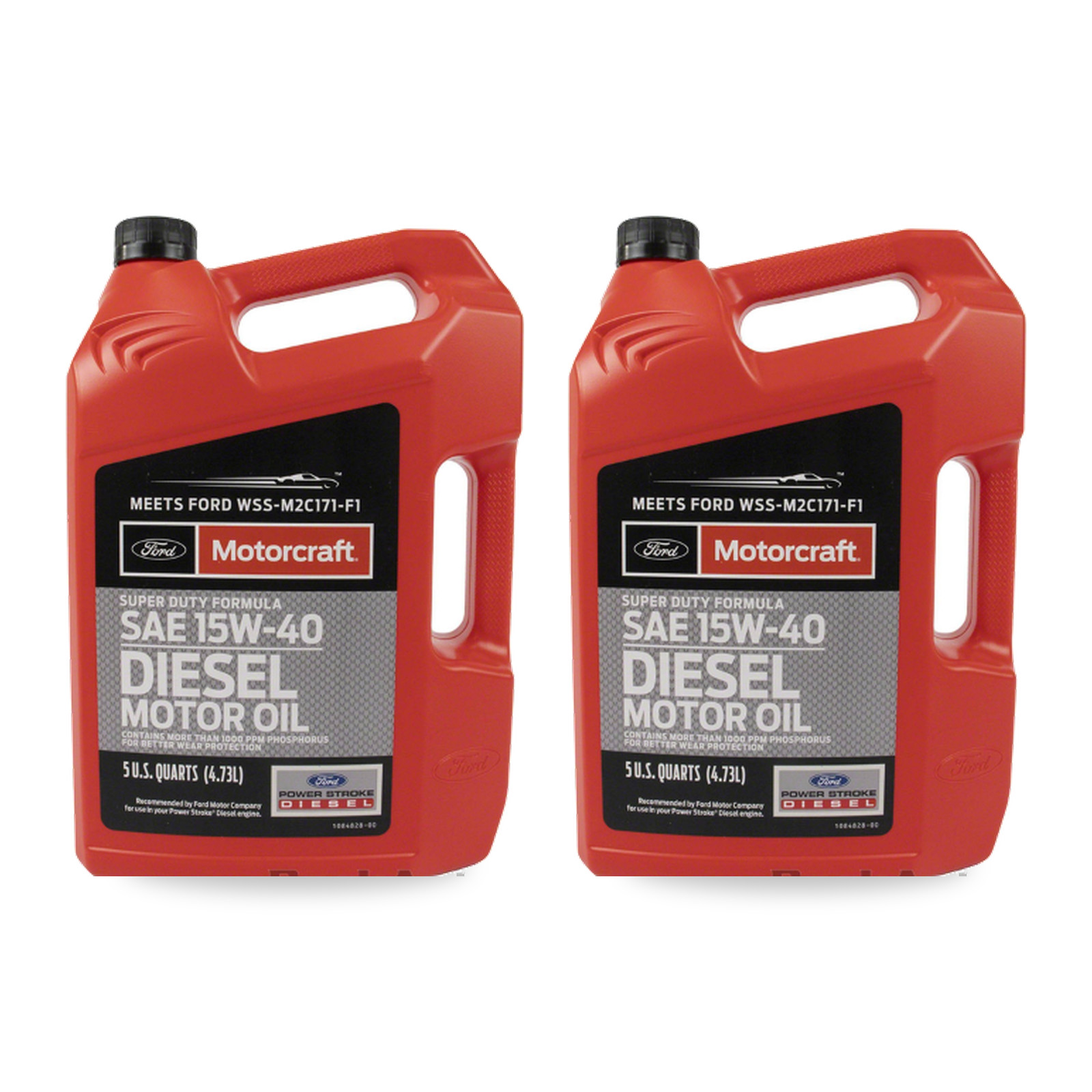  2 pack MOTORCRAFT Super Duty Diesel SAE 15W-40 XO15W405Q3SD 5 Qt 