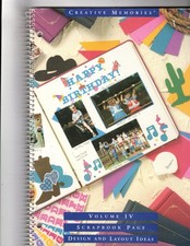 Scrapbook Page Design and Layout Ideas Volume IV Creative Memories 