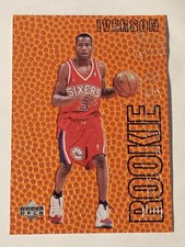 ALLEN IVERSON- Card #R1 Rookie RC Upper Deck 1997. rookie card picture