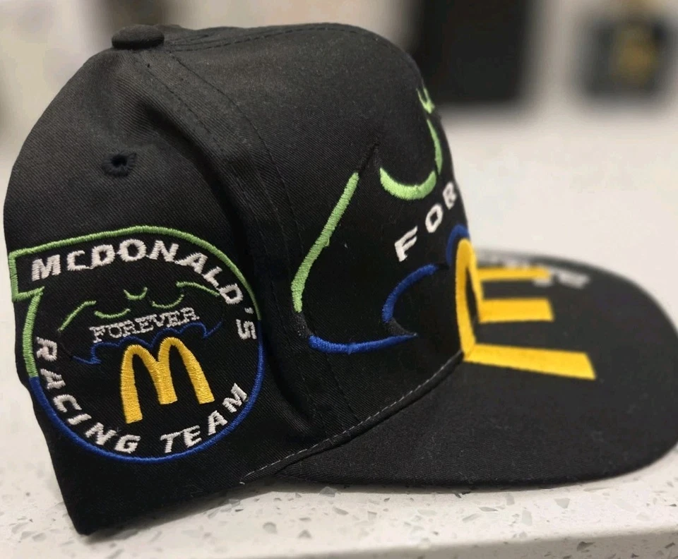 Vintage 1995 Batman Forever McDonald’s Racing Bill Elliott Snapback Nascar Hat  - Image 4 of 4