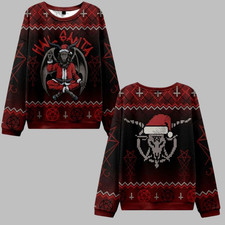 2025 Christmas Hail Santa Ugly Christmas Sweater